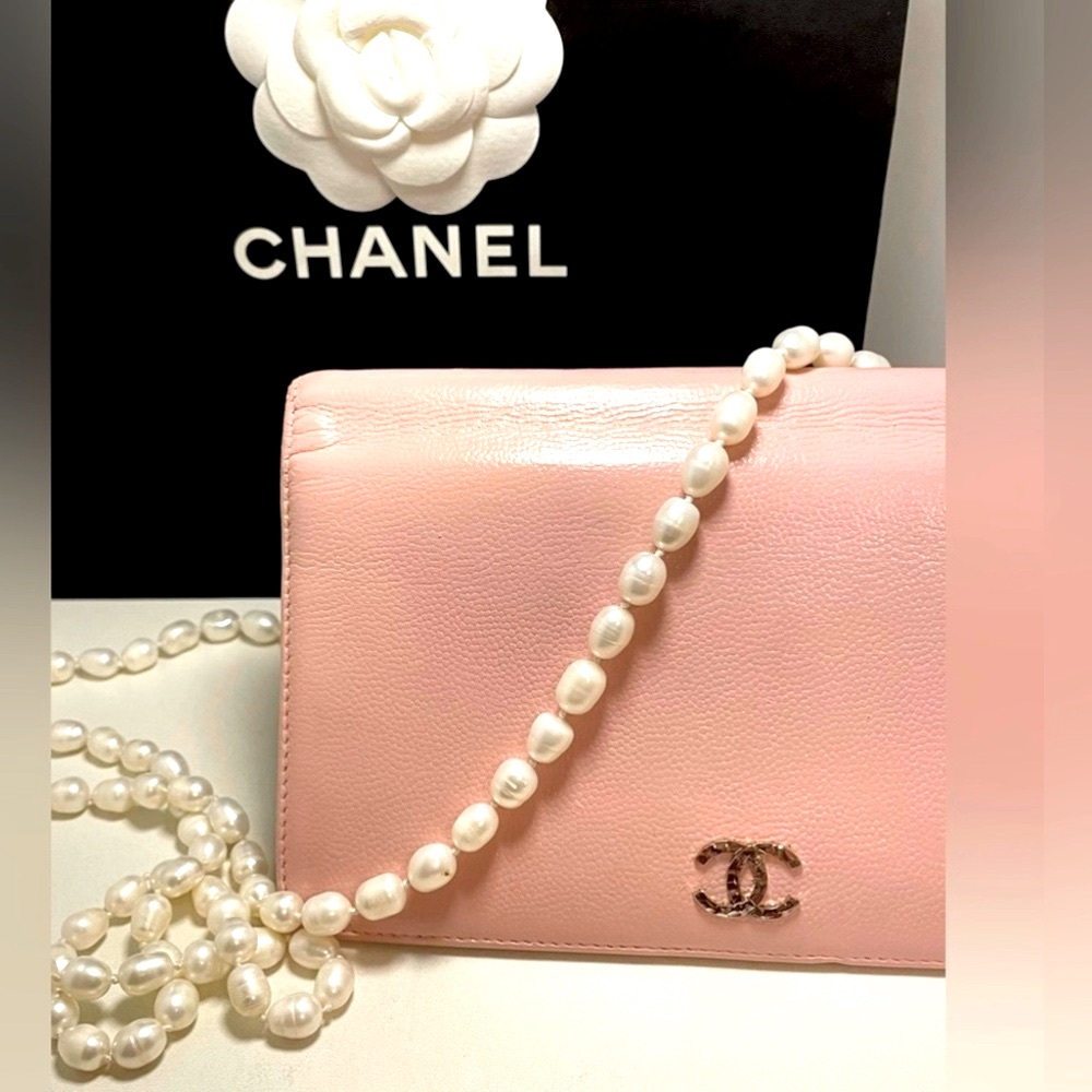 AUTHENTIC CHANEL CALFSKIN wallet